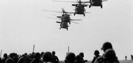 Operation »Urgent Fury«: US-Helikopter bringen Ende Oktober 1983...