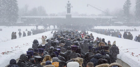 Gedenken an die Opfer der Leningrad-Blockade (St. Petersburg, 26...