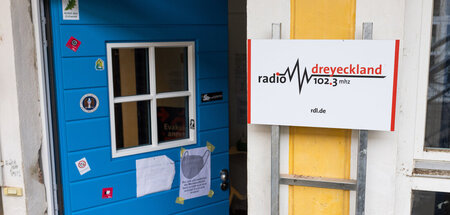 Die Redaktionsräume von Radio Dreyeckland