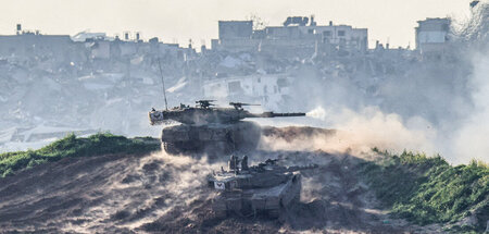 Mit deutschen Fabrikaten gegen die Palästinenser: Israelische Pa... Mit deutschen Fabrikaten gegen die Palästinenser: Israelische Pa...