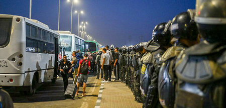 Einschüchternde Polizeipräsenz: In Ägypten wurden die Friedensma... Einschüchternde Polizeipräsenz: In Ägypten wurden die Friedensma...