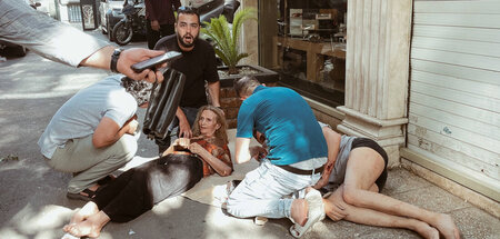 Verletzte nach israelischem Angriff in Teheran am Sonntag Verletzte nach israelischem Angriff in Teheran am Sonntag