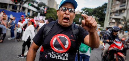 Von Trumps Drohungen lassen sich die Venezolaner nicht beeindruc... Von Trumps Drohungen lassen sich die Venezolaner nicht beeindruc...