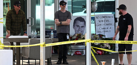 Gedenkfeier für Charlie Kirk am Mittwoch in der Zentrale von »Tu... Gedenkfeier für Charlie Kirk am Mittwoch in der Zentrale von »Tu...