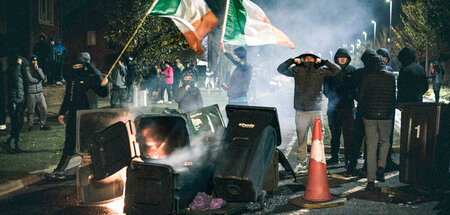 Blockiert: Auf der Strecke zur Citywest-Anlage haben die Jungnat... Blockiert: Auf der Strecke zur Citywest-Anlage haben die Jungnat...