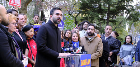 Endspurt im Wahlkampf: Die Anfeindungen haben Zohran Mamdani bis... Endspurt im Wahlkampf: Die Anfeindungen haben Zohran Mamdani bis...