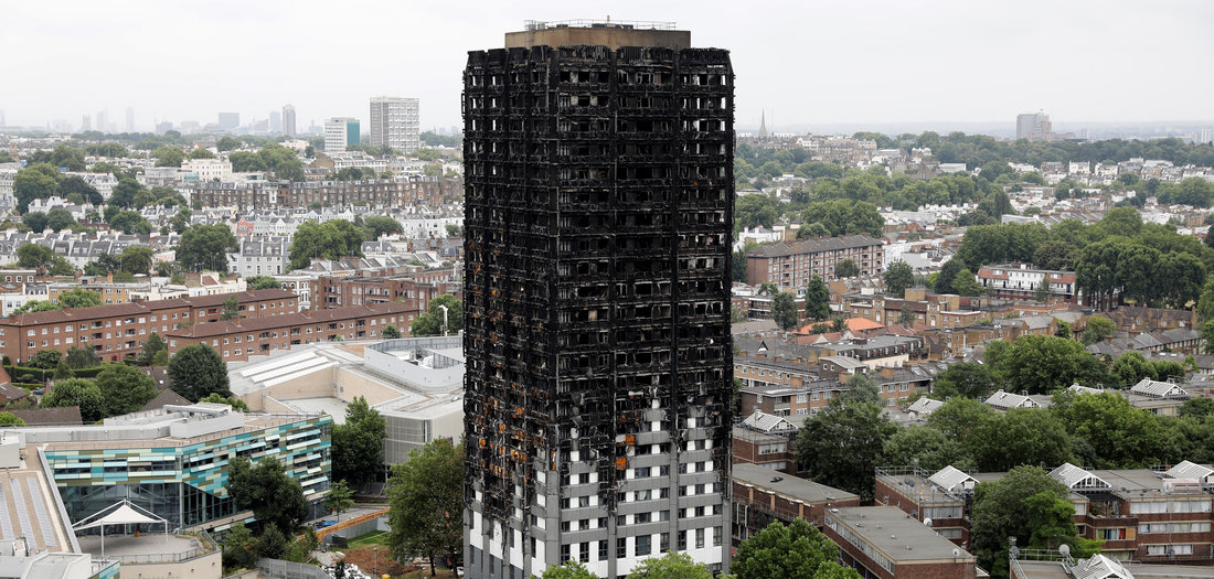 Klage in USA wegen Brand im Grenfell Tower