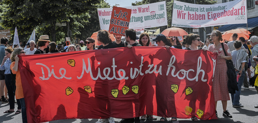 Protest In St Dten Und Gemeinden Gegen Zu Hohe Mieten Tageszeitung Junge Welt