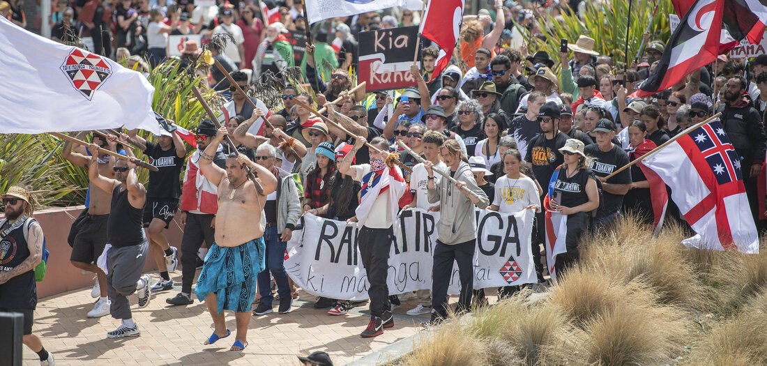 Neuseeland: Maori-Proteste