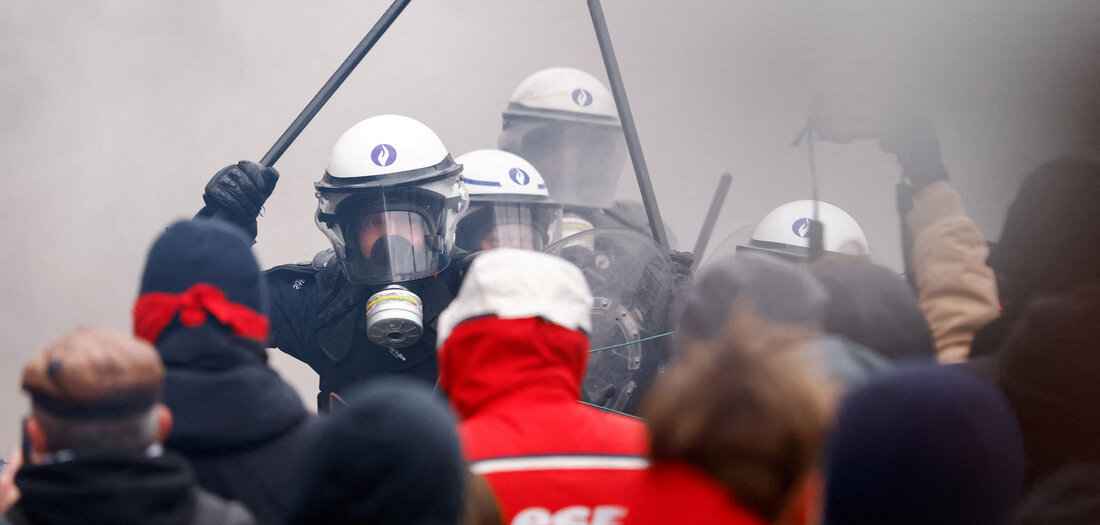 Belgien: Massenprotest