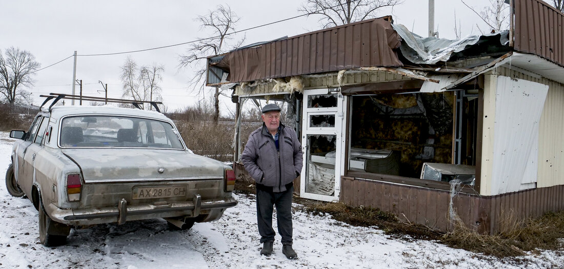 Krieg in der Ukraine: Unter den Drohnen [Online-Abo]