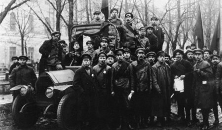 Einheit der Roten Garde in Petrograd, 1917