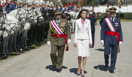 General José Julio Rodríguez Fernández (rechts) am 10. April 201...