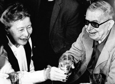 Beauvoir und Sartre – hier am 21. Juni 1977 in Paris – machten »...