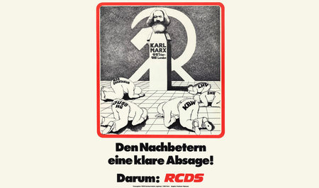 Der Geist der BRD. Antikommunistisches Plakat des Ring Christlic...