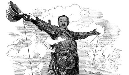 Karikatur auf den britischen Kolonialisten Cecil Rhodes, nachdem...