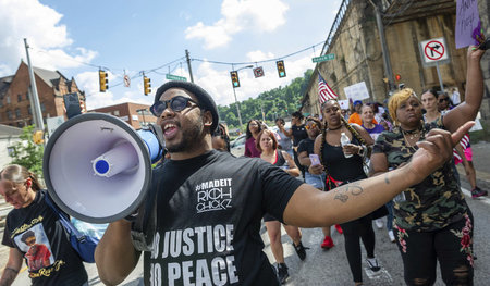 Protest gegen Polizeigewalt am 28. Juni in East Pittsburgh