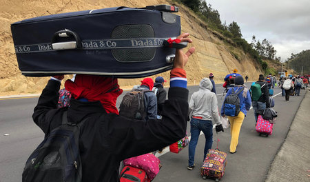 Hunderttausende Menschen aus Venezuela haben ihre Heimat verlass...