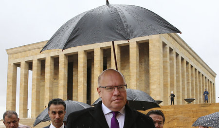 Gutes Wetter bringt Altmaier obendrein, am Donnerstag in Ankara