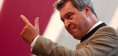 Weiß genau, was gut für »Deutschland« ist: Markus Söder (Abensbe...