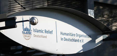 Auch verbandelt mit der Muslimbruderschaft: Eingang zur Zentrale...