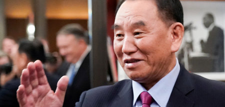 Kim Yong Chol am 18. Januar in Washington nach Gesprächen mit US...