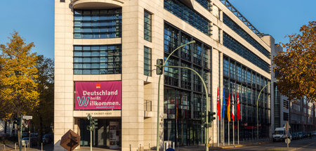 Das Willy-Brandt-Haus in Berlin, die Parteizentrale der SPD