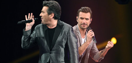 Zwei, die sich verdient haben: Thomas Anders (l.) und Florian Si...