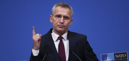 NATO-Generalsekretär Jens Stoltenberg am 11. Februar in Brüssel