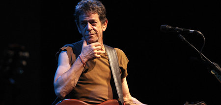 Lach doch mal: Der selige Lou Reed, wie immer übellaunig (2007)