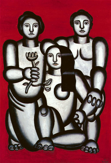 Fernand Léger, Composition aux trois femmes (Trois femmes sur fo...