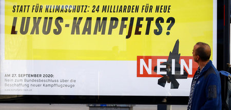 Kampagne gegen die neuen Kampfjets für die Schweiz (Adliswil, 3....