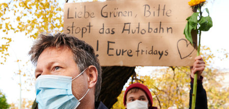 Dem Bundesvorsitzendem der Grünen Robert Habeck ist es wichtiger...