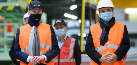 Michael Kretschmer (l.) will getan haben, was in seiner Macht st...