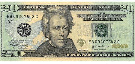 Noch glotzt Sklavenhalter Andrew Jackson vom Greenback