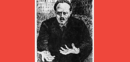 Karl Liebknecht, porträtiert von Alfred Frank (1884–1945)