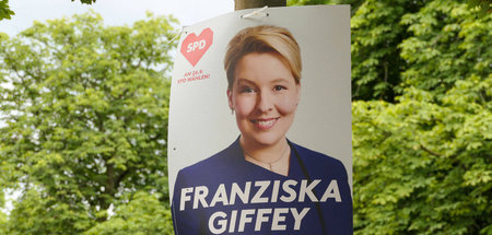 Garantiert ohne Photoshop: Franziska Giffey, wie sie der Herr in...