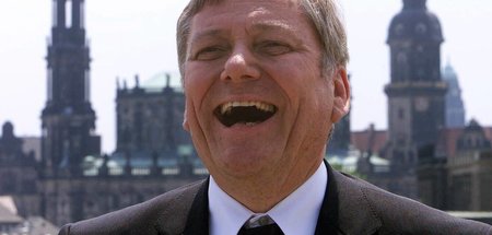 Läuft doch: Wolfgang Berghofer in Dresden (15.6.2001)