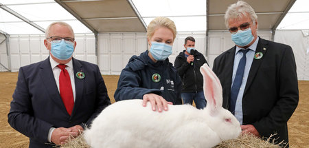 Manuela Schwesig bei einer Agrarmesse in Mühlengeez (16.9.2021)