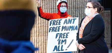 Soliprotest für Mumia Abu Jamal in Philadelphia (November 2020)