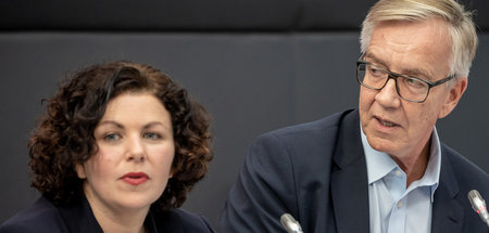 Amira Mohamed Ali und Dietmar Bartsch