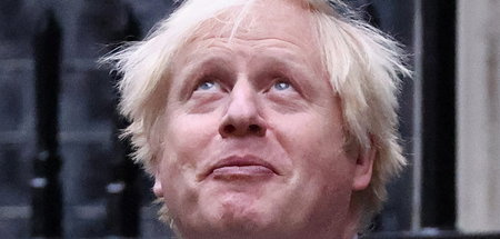 Wirr auf und im Kopf: Der britische Premier Boris Johnson (Londo...