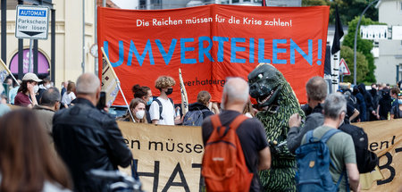 Demonstration in Hamburg im August 2021