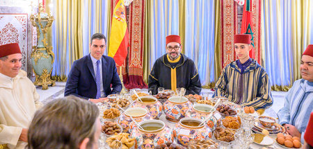 Tausche Westsahara gegen Kanarische Inseln: Pedro Sánchez (2. v....