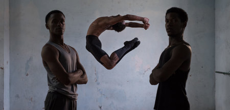 Mitglieder der klassischen Ballettkompanie »Pro Danza« bei ihrem...