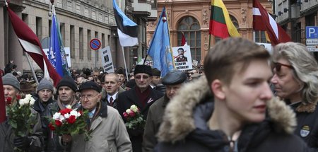 In Lettland gelten die Kollaborateure der Nazis vielen als Helde...