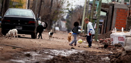 Armenhaus Argentiniens: Straßenszene in La Matanza