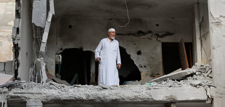 Beim Angriff auf Mansur am Sonnabend in Rafah wurden auch drei F...