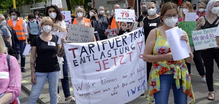 Protestmotor: Demonstranten der »Berliner Krankenhausbewegung« (...