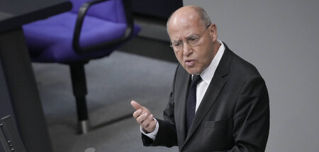 Gregor Gysi im Bundestag (Juli 2022)